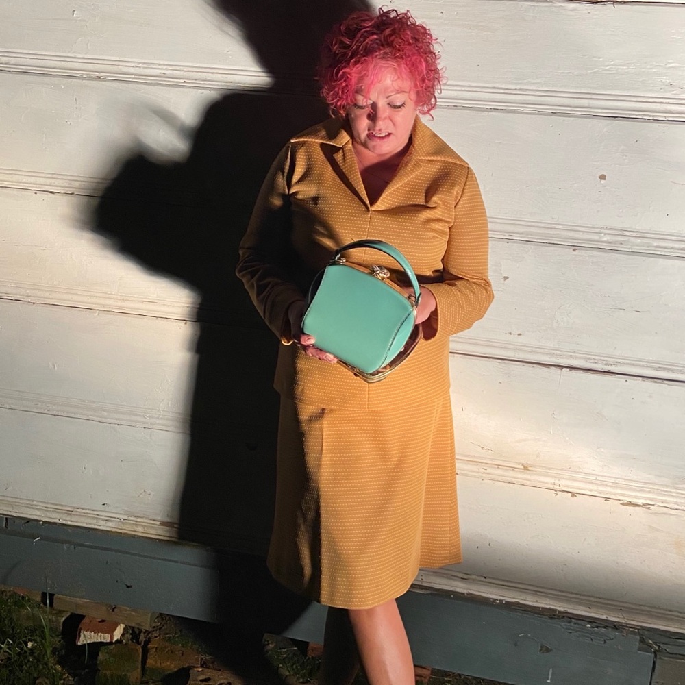 Two piece vintage dress